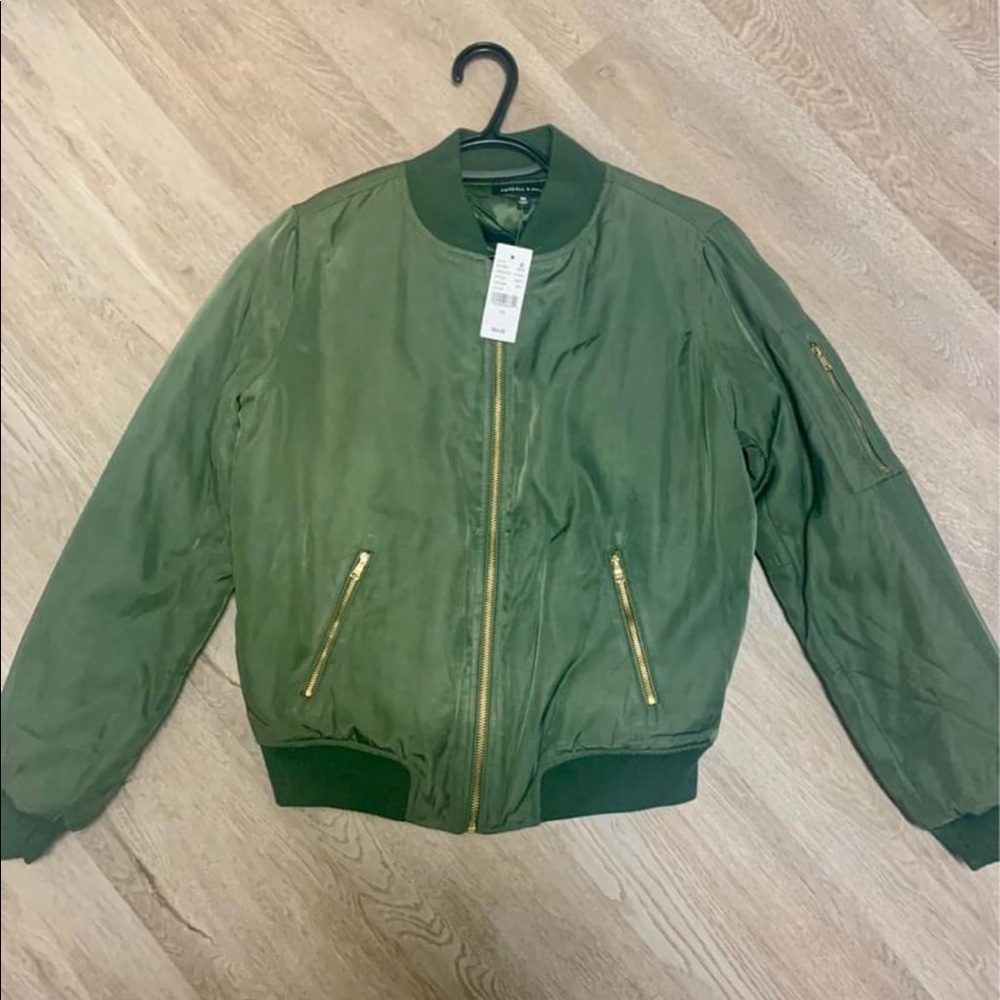 Kendall and Kylie Green Bomber Jacket